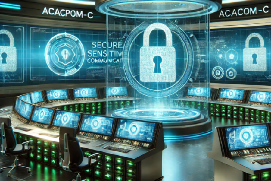 Acacpom-c: Safeguarding Communication in Sensitive Environments